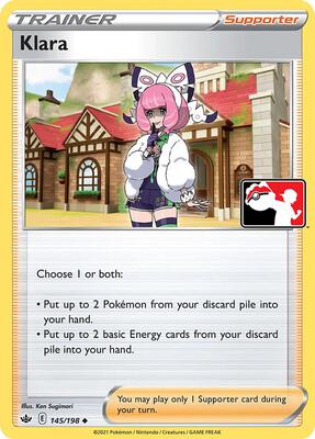 Klara - 145/198 card from Prize Pack Series Cards
