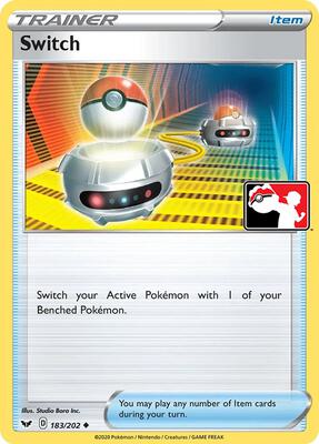 Switch - 183/202 card from Prize Pack Series Cards