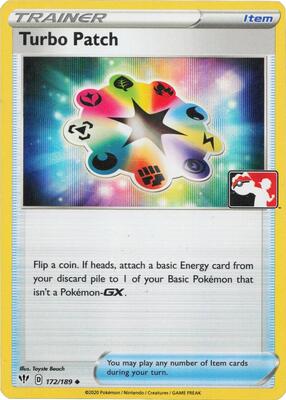 Turbo Patch - 172/189 card from Prize Pack Series Cards
