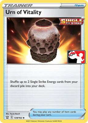 Urn of Vitality - 139/163 card from Prize Pack Series Cards