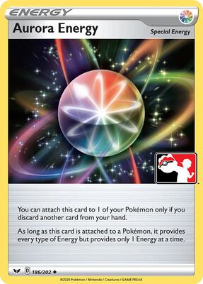 Aurora Energy - 186/202 card from Prize Pack Series Cards