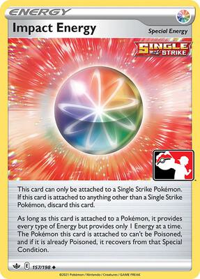 Impact Energy - 157/198 card from Prize Pack Series Cards