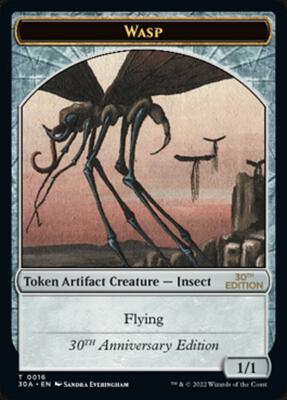 Wasp Token card from 30th Anniversary Edition