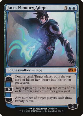 Jace, Memory Adept card from Magic 2012 (M12)