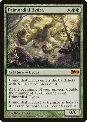 Primordial Hydra card from Magic 2012 (M12)