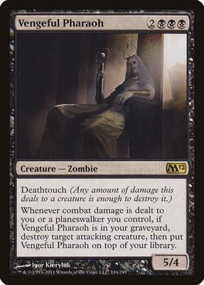 Vengeful Pharaoh card from Magic 2012 (M12)