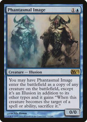 Phantasmal Image card from Magic 2012 (M12)
