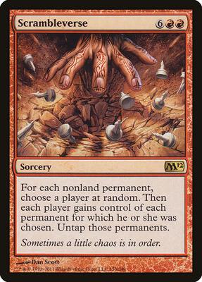 Scrambleverse card from Magic 2012 (M12)