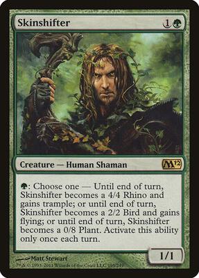 Skinshifter card from Magic 2012 (M12)