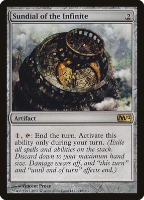 Sundial of the Infinite card from Magic 2012 (M12)