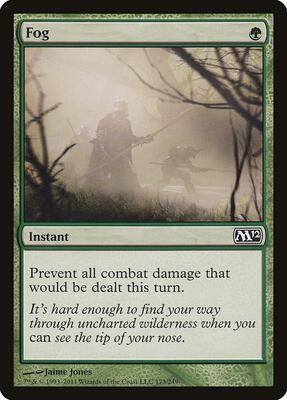 Fog card from Magic 2012 (M12)