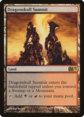 Dragonskull Summit card from Magic 2012 (M12)