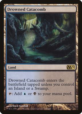 Drowned Catacomb card from Magic 2012 (M12)