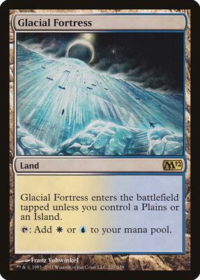 Glacial Fortress card from Magic 2012 (M12)