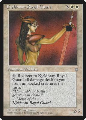 Kjeldoran Royal Guard card from Ice Age