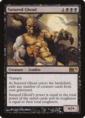 Sutured Ghoul card from Magic 2012 (M12)