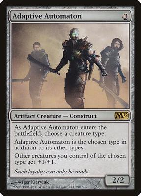 Adaptive Automaton card from Magic 2012 (M12)