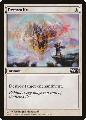Demystify card from Magic 2012 (M12)