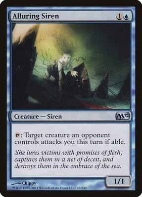 Alluring Siren card from Magic 2012 (M12)