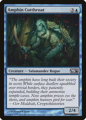 Amphin Cutthroat card from Magic 2012 (M12)