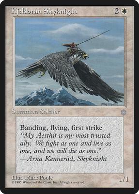 Kjeldoran Skyknight card from Ice Age