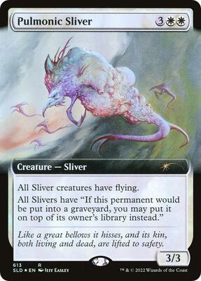 Pulmonic Sliver (Extended Art) card from Secret Lair Drop Series