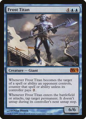 Frost Titan card from Magic 2012 (M12)