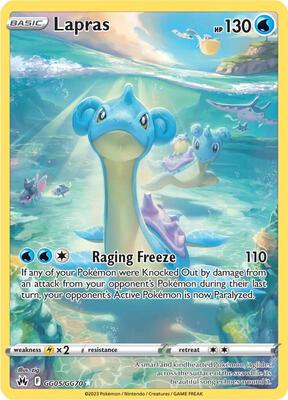 Lapras card from SWSH: Crown Zenith: Galarian Gallery