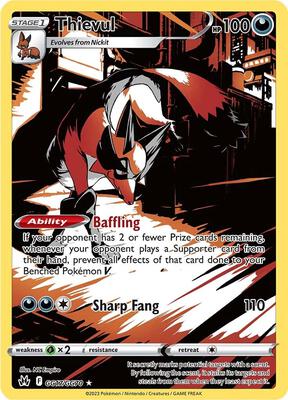 Thievul card from SWSH: Crown Zenith: Galarian Gallery