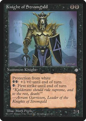 Knight of Stromgald card from Ice Age
