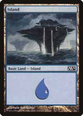 Island (237) card from Magic 2012 (M12)