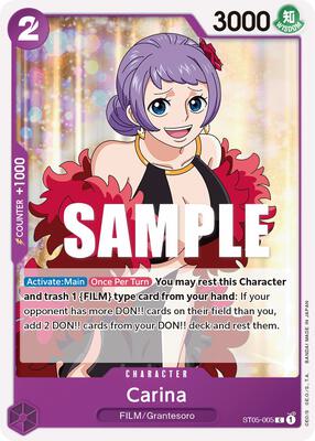Carina card from Starter Deck 5: Film Edition