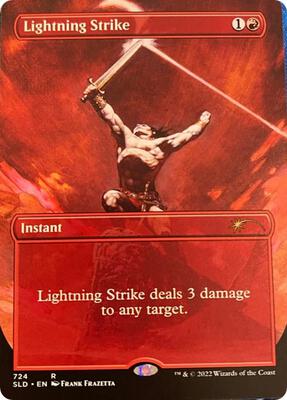 Lightning Strike card from Secret Lair Drop Series