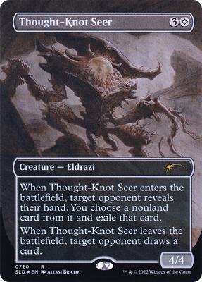 Thought-Knot Seer (720) card from Secret Lair Drop Series
