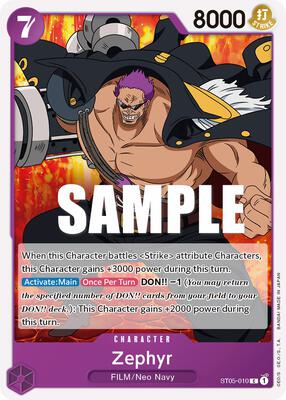 Zephyr card from Starter Deck 5: Film Edition