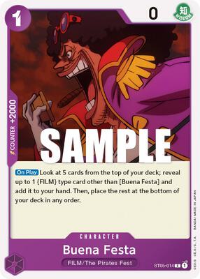 Buena Festa card from Starter Deck 5: Film Edition
