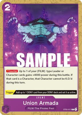 Union Armada card from Starter Deck 5: Film Edition