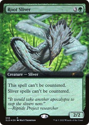Root Sliver (Extended Art) card from Secret Lair Drop Series