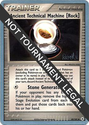 Ancient Technical Machine [Rock] - 2004 (Reed Weichler) card from World Championship Decks