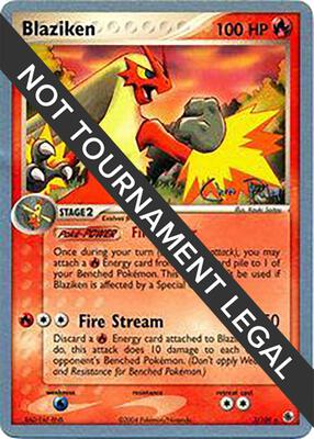 Blaziken - 2004 (Chris Fulop) card from World Championship Decks