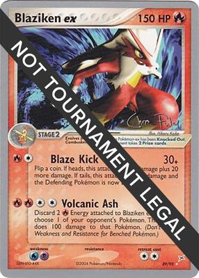 Blaziken ex - 2004 (Chris Fulop) card from World Championship Decks