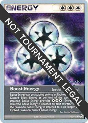 Boost Energy - 2004 (Kevin Nguyen) card from World Championship Decks