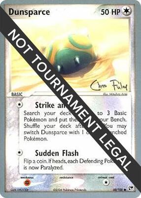 Dunsparce - 2004 (Chris Fulop) card from World Championship Decks