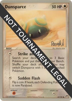 Dunsparce - 2004 (Reed Weichler) card from World Championship Decks