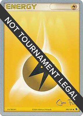 Lightning Energy - 2004 (Chris Fulop) card from World Championship Decks