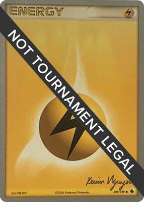 Lightning Energy - 2004 (Kevin Nguyen) card from World Championship Decks