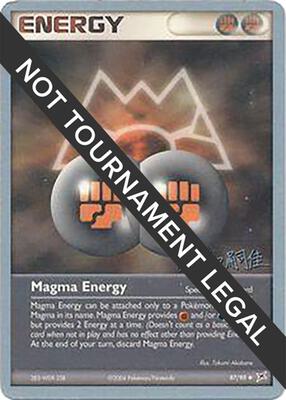 Magma Energy - 2004 (Tsuguyoshi Yamato) card from World Championship Decks