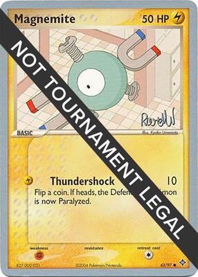 Magnemite - 2004 (Reed Weichler) card from World Championship Decks