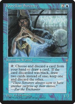 Krovikan Sorcerer card from Ice Age