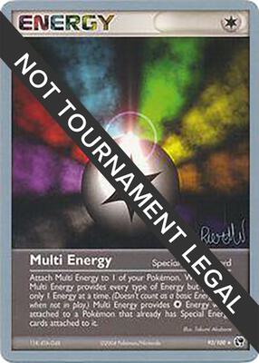 Multi Energy - 2004 (Reed Weichler) card from World Championship Decks